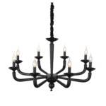 SL1114.403.08 Люстра подвесная ST-Luce Черный E14 8*40W ФОРТЕЗА — изображение 3