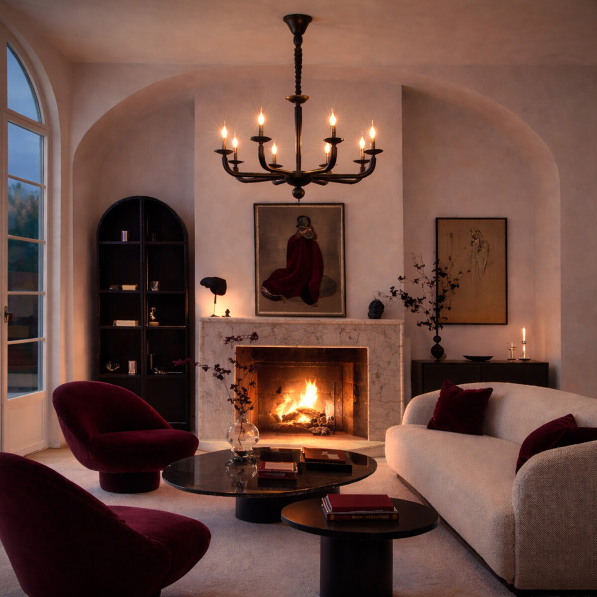 SL1114.403.08 Люстра подвесная ST-Luce Черный E14 8*40W ФОРТЕЗА — изображение 7