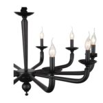 SL1114.403.10 Люстра подвесная ST-Luce Черный E14 10*40W ФОРТЕЗА — изображение 3