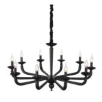 SL1114.403.10 Люстра подвесная ST-Luce Черный E14 10*40W ФОРТЕЗА — изображение 4