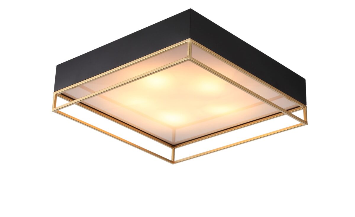 SL1127.422.05 Светильник потолочный ST-Luce Черный, Матовое золото/Белый E27 5*40W ХОДО — изображение 1