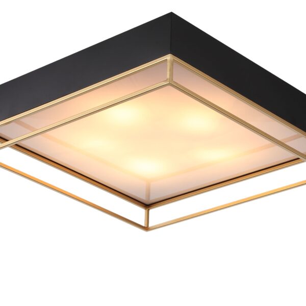 SL1127.422.05 Светильник потолочный ST-Luce Черный, Матовое золото/Белый E27 5*40W ХОДО