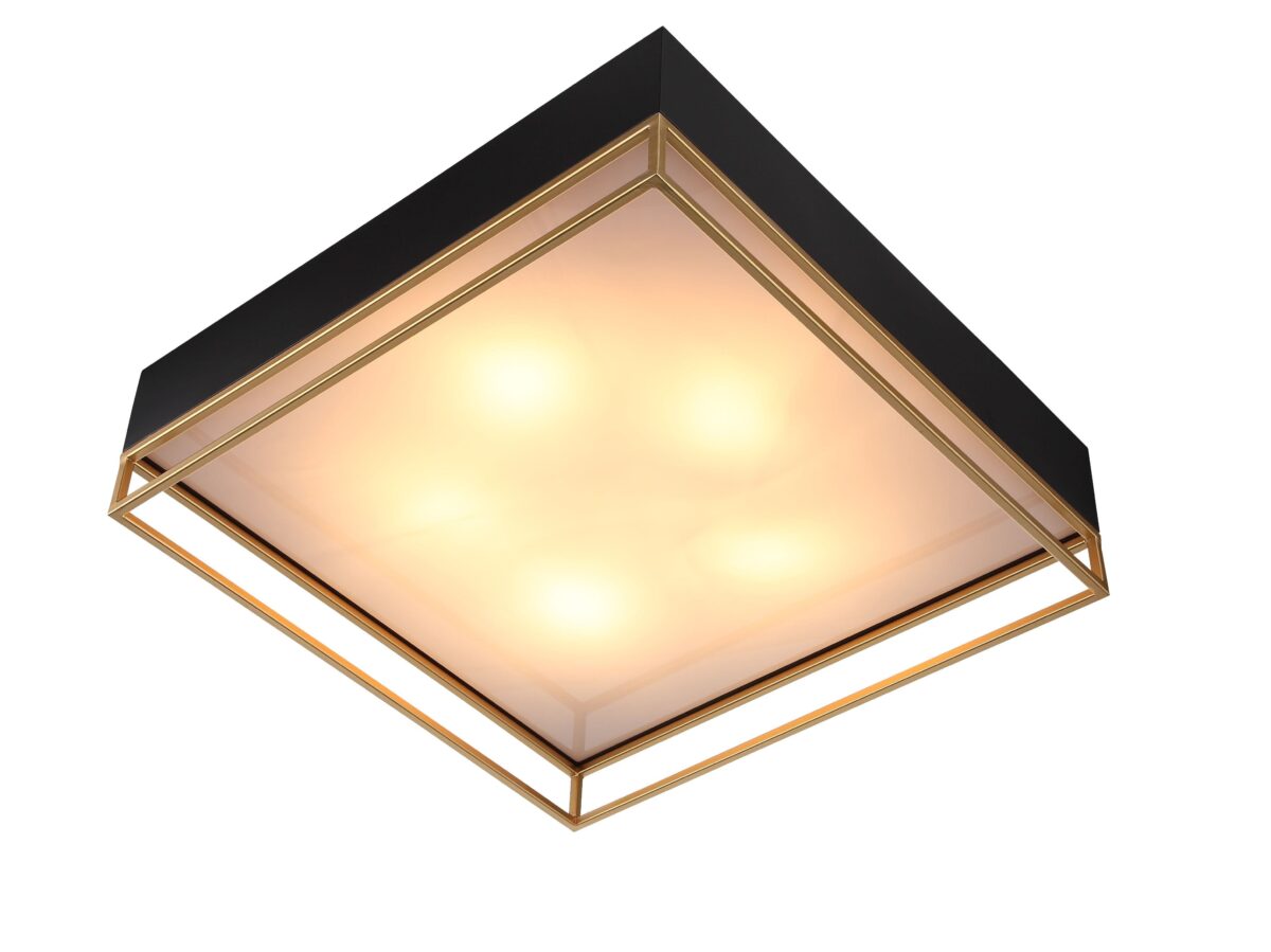 SL1127.422.05 Светильник потолочный ST-Luce Черный, Матовое золото/Белый E27 5*40W ХОДО — изображение 3