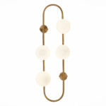 в наличии SL1149.301.04 Бра ST-Luce Латунь/Белый G9 4*5W ВЕРА - купить в интернет-магазине Светильники Торг