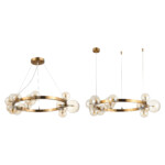 в наличии SL1165.303.15 Светильник подвесной ST-Luce Бронза/Коньячный G4 15*5W НЕКТОН - купить в интернет-магазине Светильники Торг