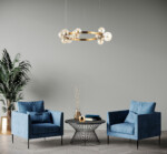 в наличии SL1165.303.15 Светильник подвесной ST-Luce Бронза/Коньячный G4 15*5W НЕКТОН - купить в интернет-магазине Светильники Торг