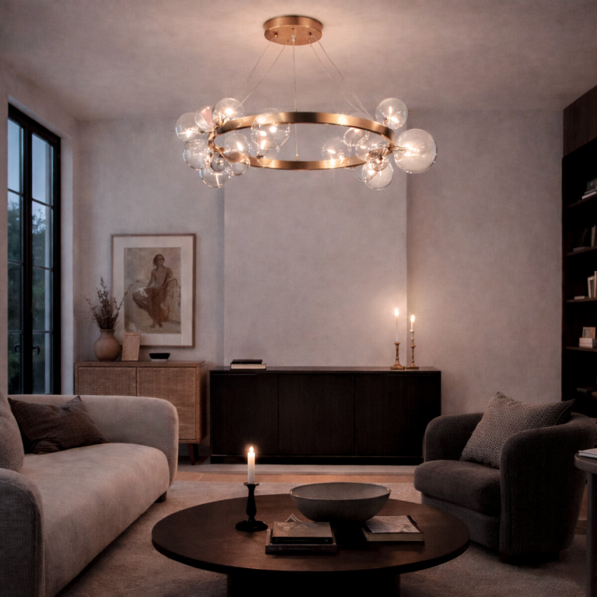 в наличии SL1165.303.15 Светильник подвесной ST-Luce Бронза/Коньячный G4 15*5W НЕКТОН - купить в интернет-магазине Светильники Торг