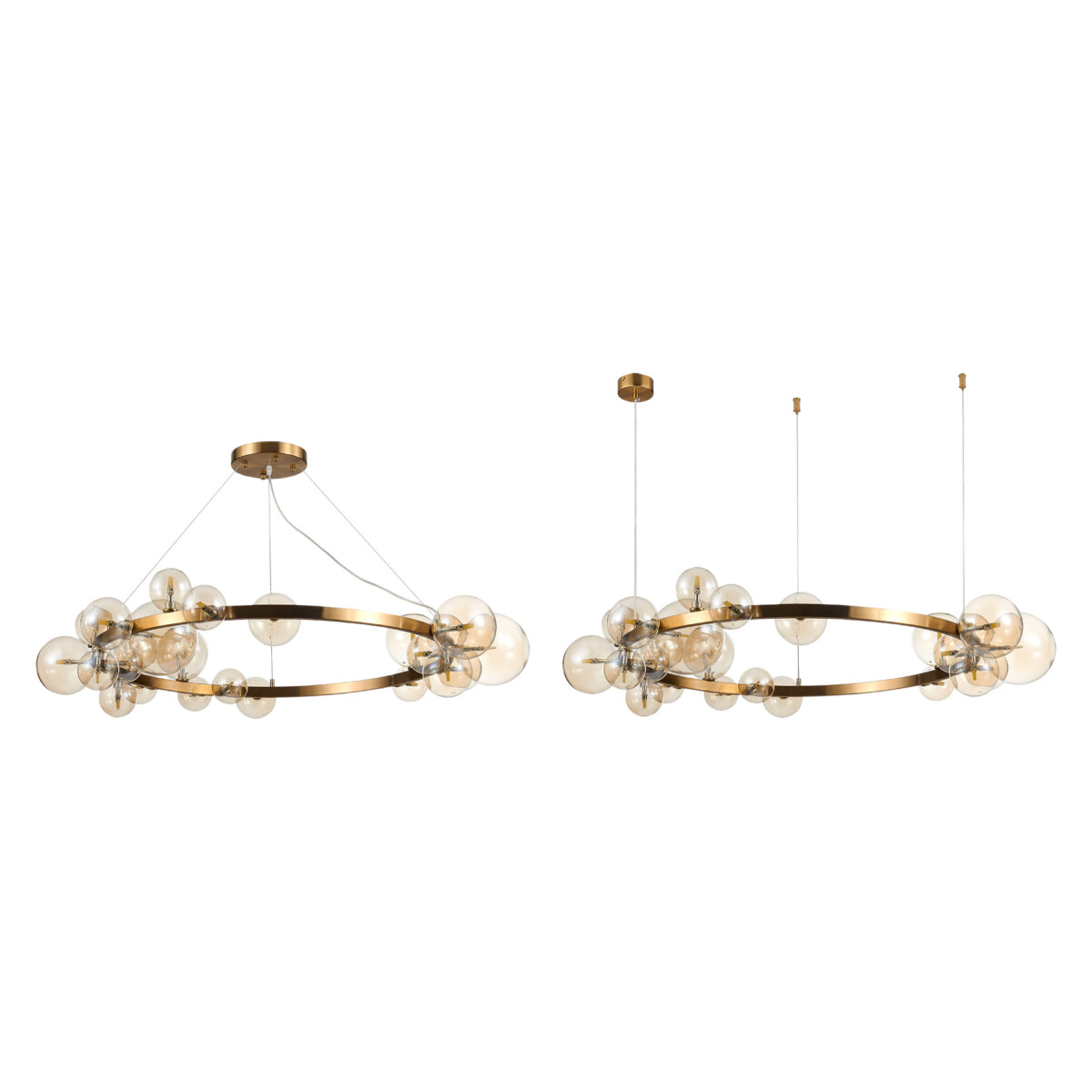 в наличии SL1165.303.24 Светильник подвесной ST-Luce Бронза/Коньячный G4 24*5W НЕКТОН - купить в интернет-магазине Светильники Торг