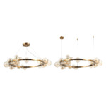 в наличии SL1165.303.24 Светильник подвесной ST-Luce Бронза/Коньячный G4 24*5W НЕКТОН - купить в интернет-магазине Светильники Торг