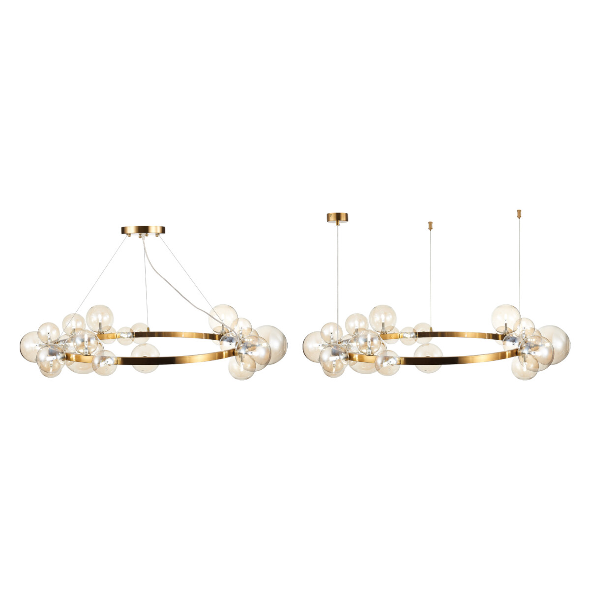 в наличии SL1165.303.24 Светильник подвесной ST-Luce Бронза/Коньячный G4 24*5W НЕКТОН - купить в интернет-магазине Светильники Торг