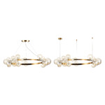 в наличии SL1165.303.24 Светильник подвесной ST-Luce Бронза/Коньячный G4 24*5W НЕКТОН - купить в интернет-магазине Светильники Торг