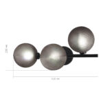 SL1184.401.03 Бра ST-Luce Черный/Дымчатый G9 3*5W ТОДО — изображение 3