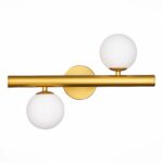 SL1185.201.02 Бра ST-Luce Золотистый/Белый G9 2*5W АЗОЛО — изображение 2