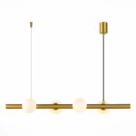SL1185.203.04 Подвес ST-Luce Золотистый/Белый G9 4*5W АЗОЛО