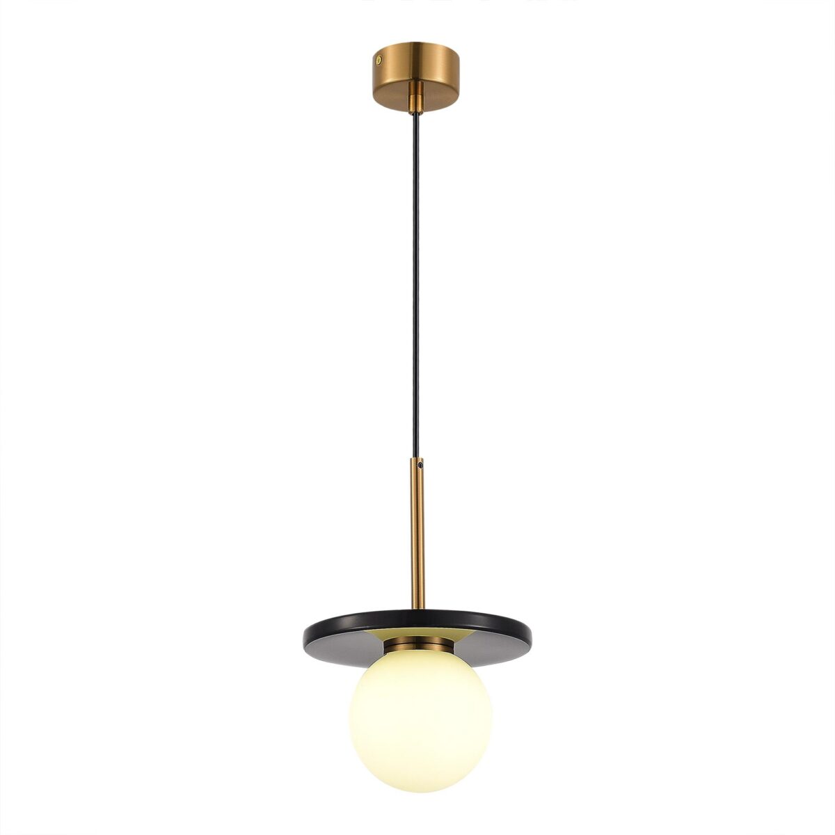 SL1191.343.01 Светильник подвесной ST-Luce Латунь/Латунь, Черный G9 LED 1*5W 4000K НЕБУЛА — изображение 1