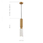 SL1192.353.01 Светильник подвесной ST-Luce Латунь/Латунь, Белый GU10 1*5W 4000K ПРИЕТТИ — изображение 3