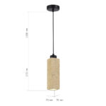 SL1194.413.01 Светильник подвесной ST-Luce Черный/Бежевый GU10 1*5W 4000K ЭРТИ — изображение 4