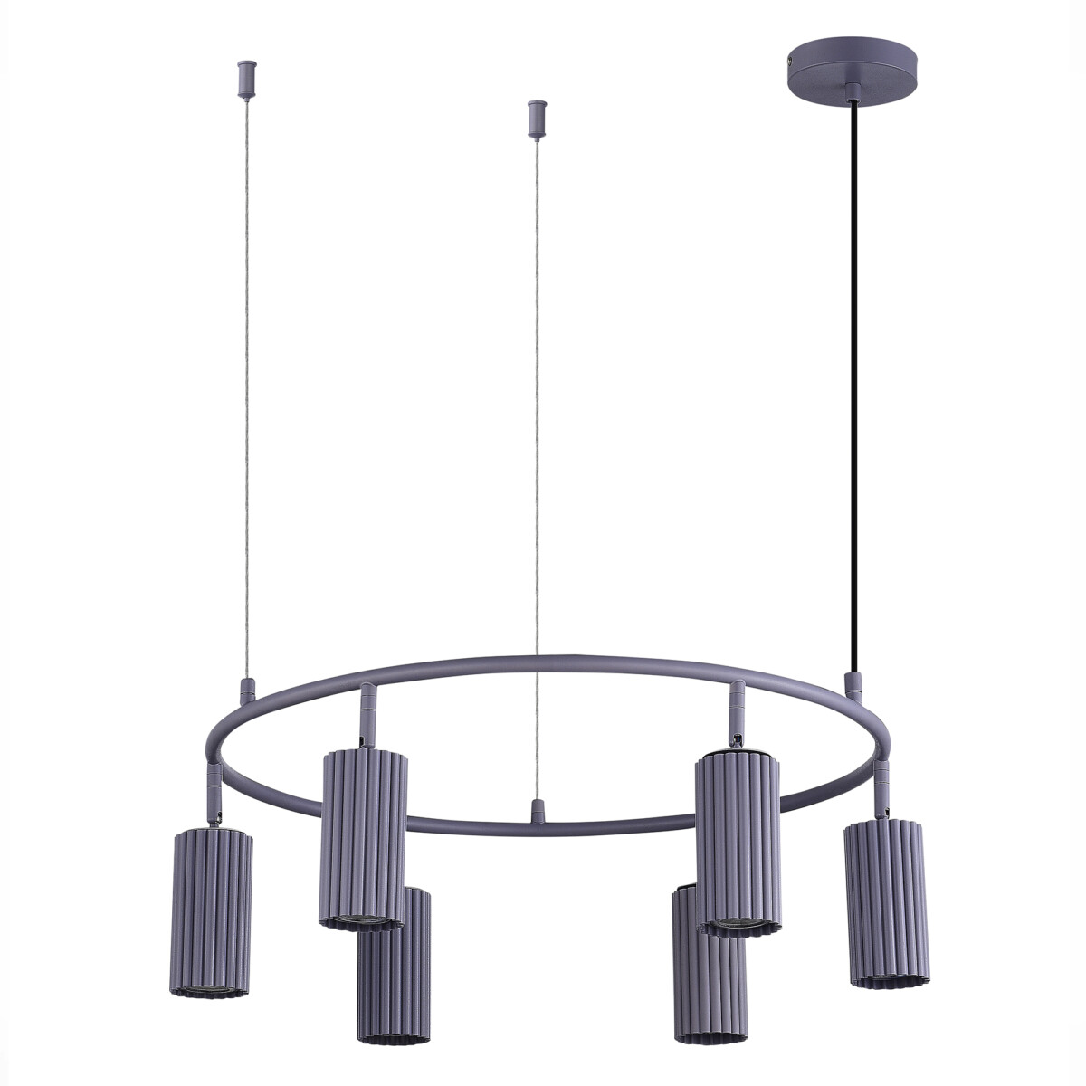 в наличии SL1213.703.06 Светильник подвесной ST-Luce Серый/Серый GU10 6*5W 4000K КЕНДО - купить в интернет-магазине Светильники Торг