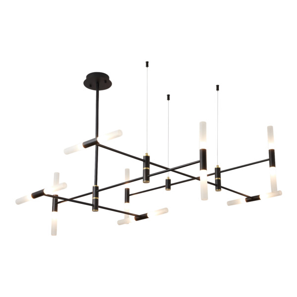 SL1216.403.16 Светильник подвесной ST-Luce Черный/Белый G9 16*5W 4000K РИМИНИ