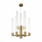 SL1229.303.09 Люстра подвесная ST-Luce Латунь/Прозрачный GU10 9*5W ТЕРНИ — изображение 2