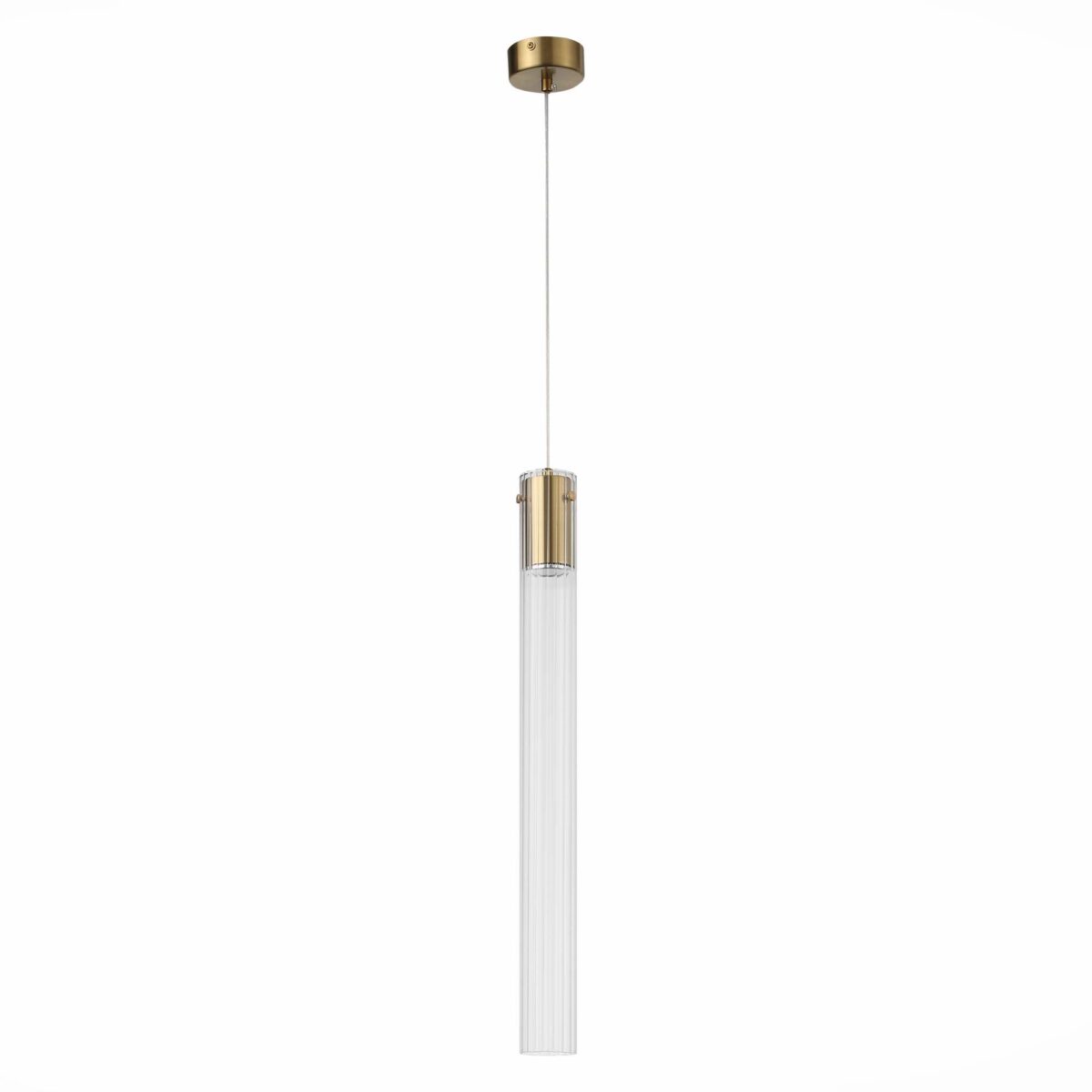 SL1229.313.01 Подвес ST-Luce Латунь/Прозрачный GU10 1*5W ТЕРНИ — изображение 2