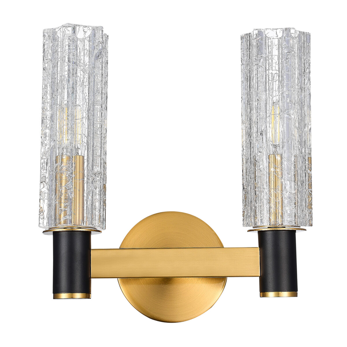 SL1238.301.02 Бра ST-Luce Латунь/Кракелированное стекло E14 2*40W КАЗАЛЕ — изображение 2