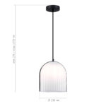 SL1302.403.01 Светильник подвесной ST-Luce Черный/Белый E27 LED 1*7W АЙРЕ — изображение 4