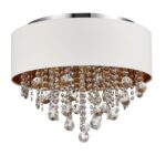 SL1350.502.06 Светильник потолочный ST-Luce Хром/Белый, Золотистый, Прозрачный E14 6*40W ЛАККИА — изображение 2