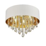 SL1350.502.06 Светильник потолочный ST-Luce Хром/Белый, Золотистый, Прозрачный E14 6*40W ЛАККИА — изображение 3