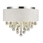 SL1350.502.06 Светильник потолочный ST-Luce Хром/Белый, Золотистый, Прозрачный E14 6*40W ЛАККИА — изображение 4