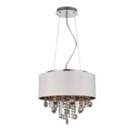 SL1350.503.04 Светильник подвесной ST-Luce Хром/Белый, Золотистый, Прозрачный E14 4*40W ЛАККИА — изображение 2