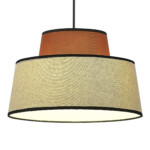 в наличии SL1354.423.01 Светильник подвесной ST-Luce Черный/Кирпичный,Бежевый, Черный E27 1*40W ДЖЕККИ - купить в интернет-магазине Светильники Торг