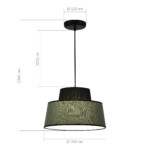 в наличии SL1354.433.01 Светильник подвесной ST-Luce Черный/Хаки E27 1*40W ДЖЕККИ - купить в интернет-магазине Светильники Торг