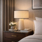 SL1354.504.01 Прикроватная лампа ST-Luce Бежевый/Бежевый, Черный E27 1*40W ДЖЕККИ — изображение 7