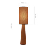 в наличии SL1354.605.01 Светильник напольный ST-Luce Кирпичный/Кирпичный, Черный E27 1*40W ДЖЕККИ - купить в интернет-магазине Светильники Торг