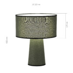 в наличии SL1354.704.01 Прикроватная лампа ST-Luce Хаки/Хаки, Черный E27 1*40W ДЖЕККИ - купить в интернет-магазине Светильники Торг