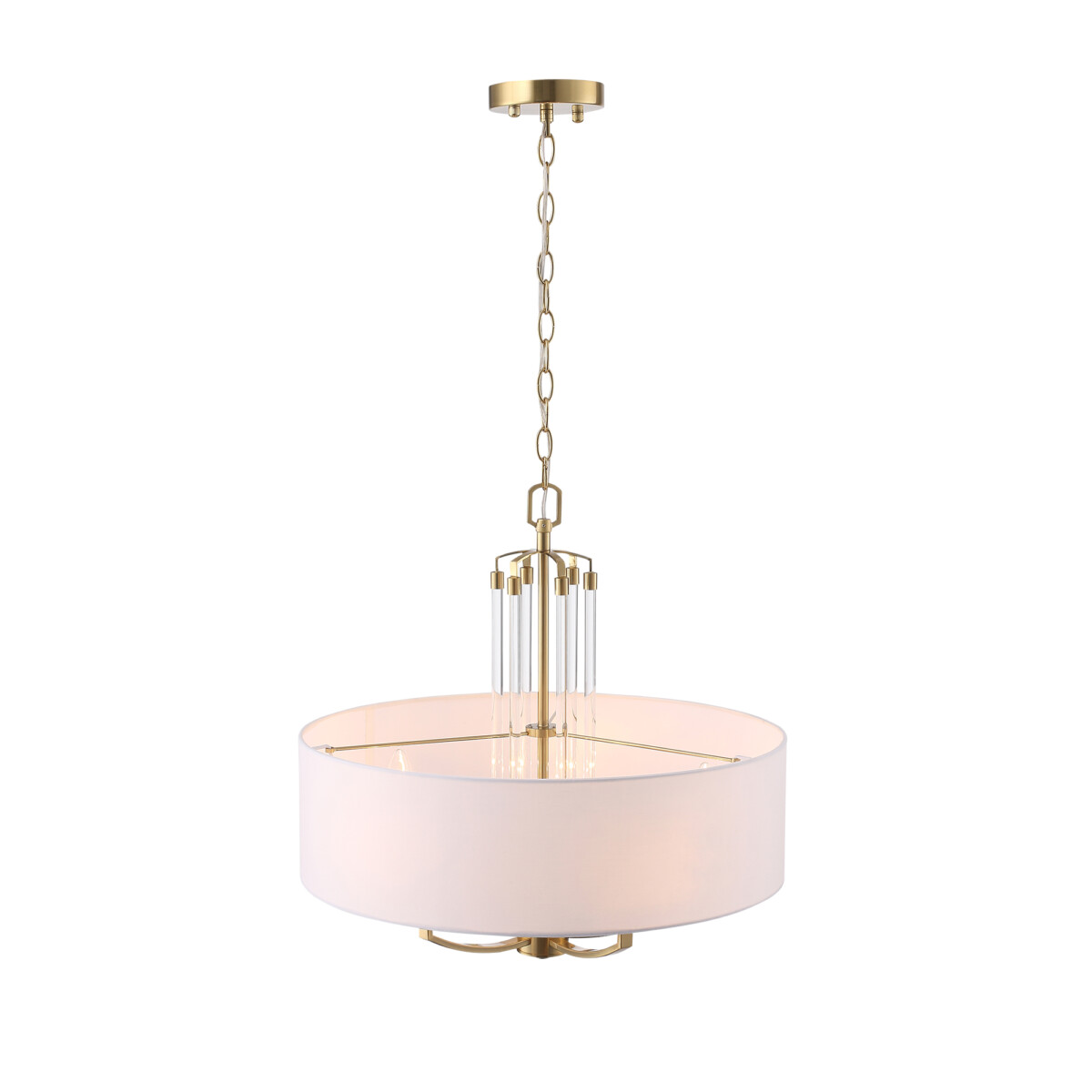 в наличии SL1403.303.05 Люстра подвесная ST-Luce Латунь/Прозрачный E27*5 40W ОПАЛ - купить в интернет-магазине Светильники Торг