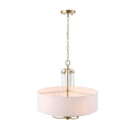 в наличии SL1403.303.05 Люстра подвесная ST-Luce Латунь/Прозрачный E27*5 40W ОПАЛ - купить в интернет-магазине Светильники Торг