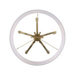 в наличии SL1403.303.05 Люстра подвесная ST-Luce Латунь/Прозрачный E27*5 40W ОПАЛ - купить в интернет-магазине Светильники Торг