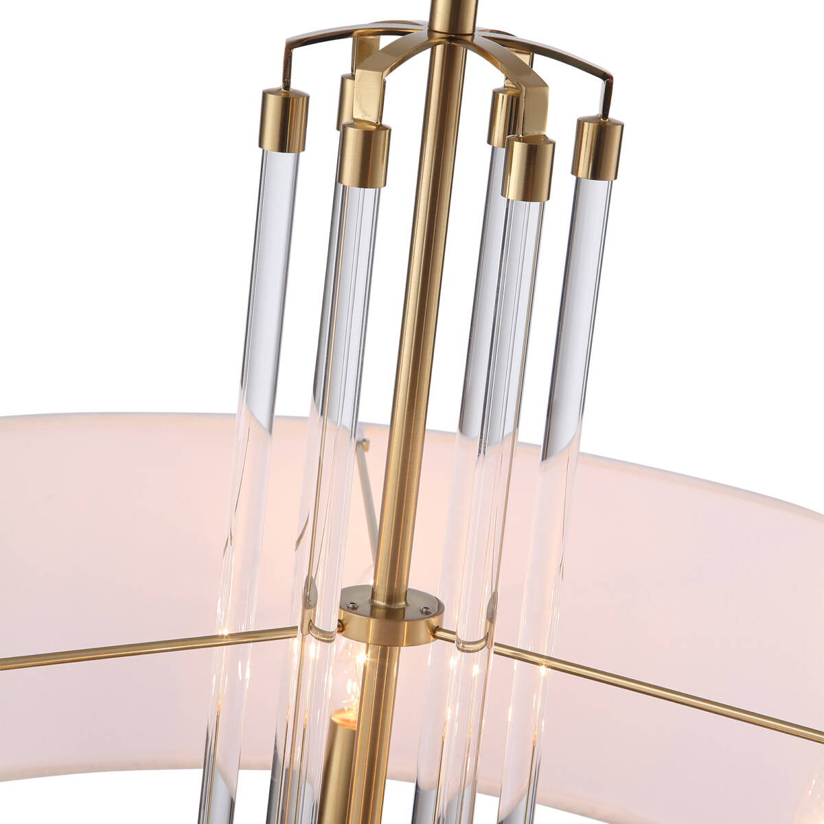 в наличии SL1403.303.05 Люстра подвесная ST-Luce Латунь/Прозрачный E27*5 40W ОПАЛ - купить в интернет-магазине Светильники Торг