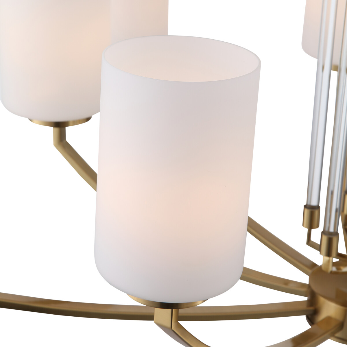 в наличии SL1403.303.06 Люстра подвесная ST-Luce Латунь/Прозрачный E27*6 40W ОПАЛ - купить в интернет-магазине Светильники Торг