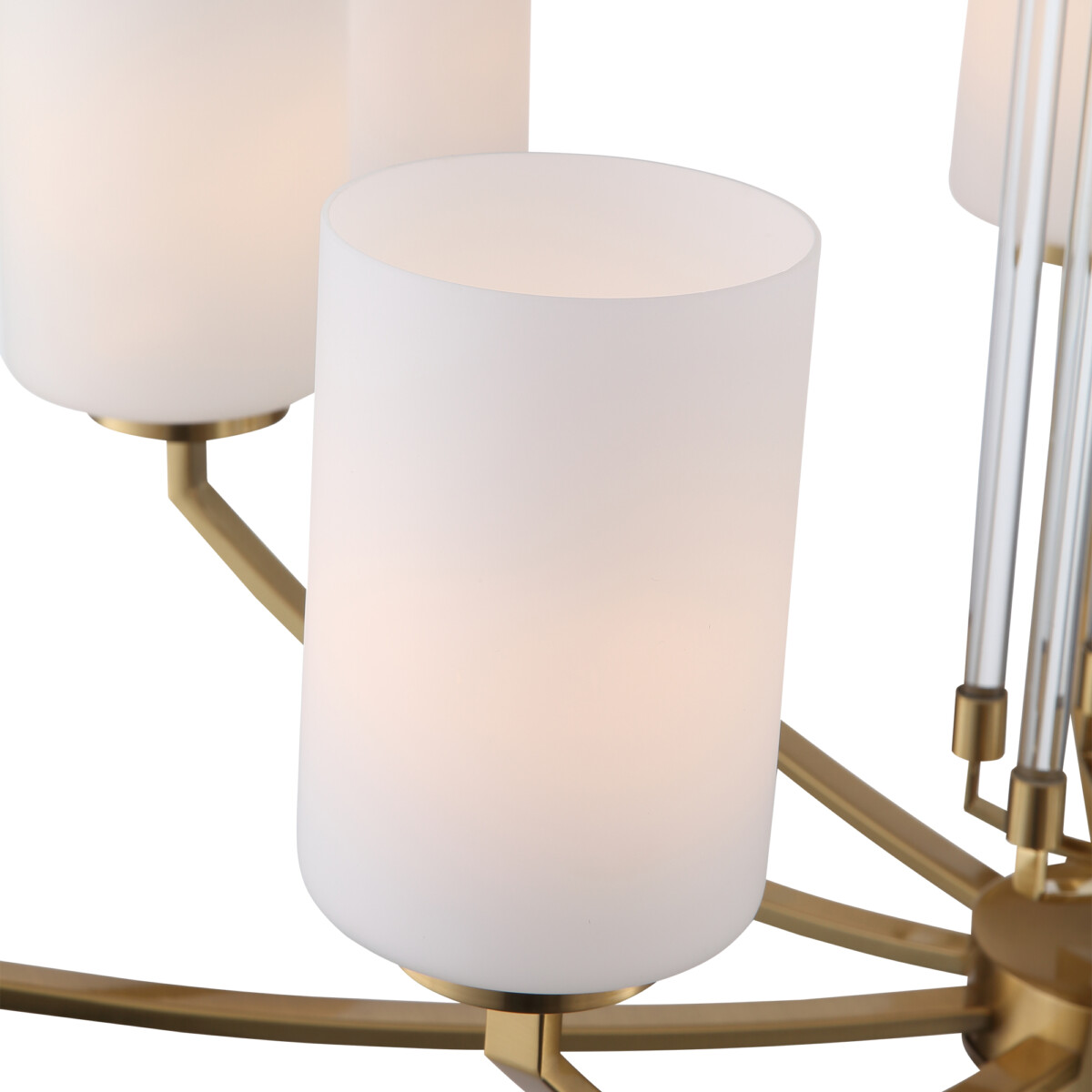 в наличии SL1403.303.10 Люстра подвесная ST-Luce Латунь/Прозрачный E27*10 40W ОПАЛ - купить в интернет-магазине Светильники Торг