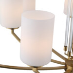 в наличии SL1403.303.10 Люстра подвесная ST-Luce Латунь/Прозрачный E27*10 40W ОПАЛ - купить в интернет-магазине Светильники Торг