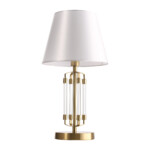 в наличии SL1403.304.01 Светильник настольный ST-Luce Латунь/Прозрачный E27*1 40W ОПАЛ - купить в интернет-магазине Светильники Торг