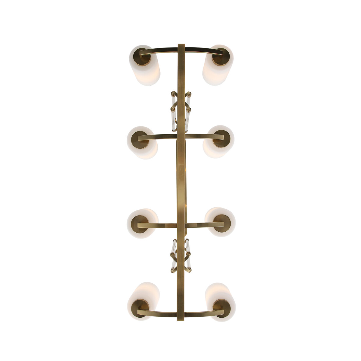 в наличии SL1403.333.08 Люстра подвесная ST-Luce Латунь/Прозрачный E27*8 40W ОПАЛ - купить в интернет-магазине Светильники Торг