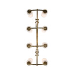 в наличии SL1403.333.08 Люстра подвесная ST-Luce Латунь/Прозрачный E27*8 40W ОПАЛ - купить в интернет-магазине Светильники Торг