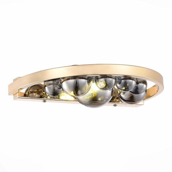 SL1510.201.01 Бра ST-Luce Французское золото/Дымчатый G9 1*5W ОЛЬМИ