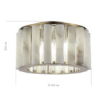 в наличии SL1516.302.06 Светильник потолочный ST-Luce Бронза, Прозрачный/Белый алебастр E14 6*40W ДИЛАЙТ - купить в интернет-магазине Светильники Торг