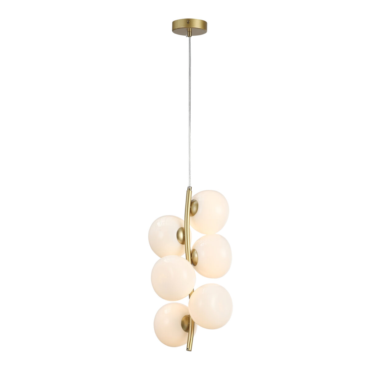 SL1519.303.06 Светильник подвесной ST-Luce Латунь/Белый G9 6*5W 4000K СВЕВЕН — изображение 3