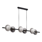 SL1521.403.06 Светильник подвесной ST-Luce Черный/Дымчатый, Белый G9 6*5W 4000K НУН — изображение 2